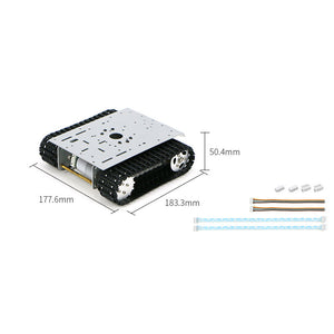 R3 Series Tracked Robot Chassis Kit Robot Car Chassis (Standard Version w/ MG513 Motor Hall Encoder)