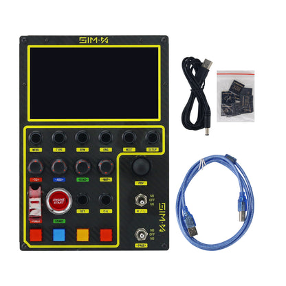 SIMX Sim Racing Button Box New Simulator PC Secondary Screen with 7-inch LCD for Simagic Fanatec