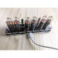 6-Bit IN-14 Nixie Tube Clock Base with 6PCS IN-14 Glow Tubes DIY Electronic Fluorescent Tube Creative Clock