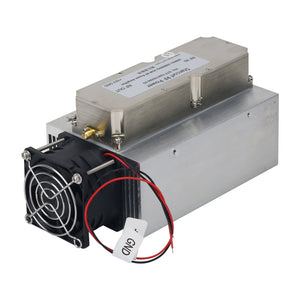STF10M1000M-25 RF Power Amplifier 10-1000MHz 25W-30W Wideband RF Amplifier with Radiator and Cooling Fan