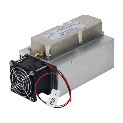 STF10M1000M-25 RF Power Amplifier 10-1000MHz 25W-30W Wideband RF Amplifier with Radiator and Cooling Fan