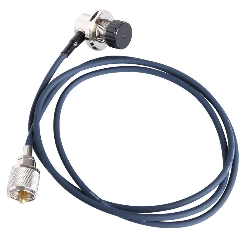 1.2m/2m/3m 2D5MR Feeder Line with M Connector for Vehicle Radio Walkie Talkie Handheld Transceiver Diamond Antenna