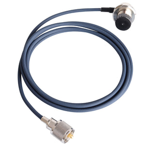 2M 2D5MR Feeder Line with M Connector for Vehicle Radio Walkie Talkie Handheld Transceiver Diamond Antenna