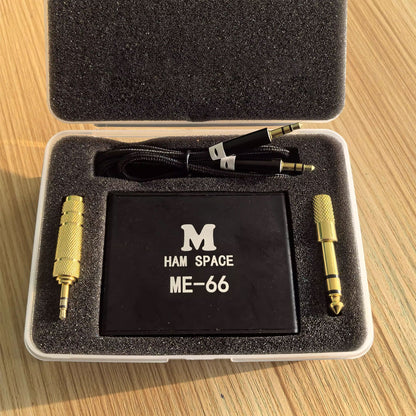 ME-66 Connection Box for Multiple Automatic and Manual CW Key Connection with 6.5 to 3.5/3.5 to 6.5 Adapters
