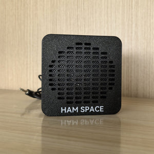 HAM SPACE Black MS-01 Shortwave Radio Speaker 3W 8ohms with 1/4 Interface for Vehicle Radio Station