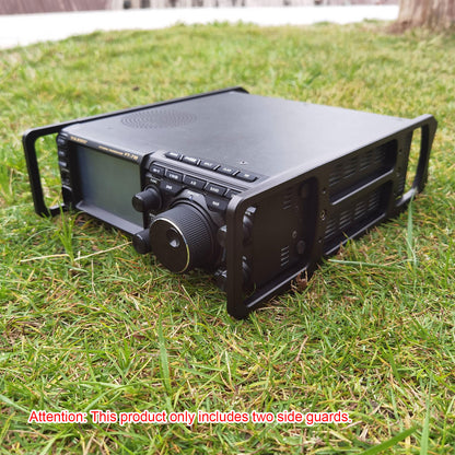 HamGeek ME-710 6061 Aluminum Alloy Radio Side Protection Panel High Quality Side Panel Dedicated for YAESU FT-710