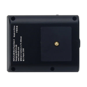 Black REFLX LAB Mini Flash Gen 2 Full Metal Shell Retro Flash Light GN5 6000K Compatible with GR3 Camera