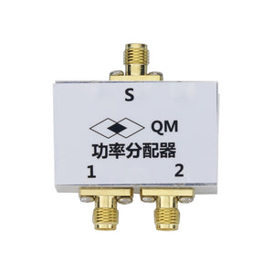 DC-500MHz 2-Way RF Power Divider RF Power Combiner 433M VHF UHF RF Power Splitter w/ High Isolation