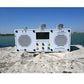 MX712 Dual Speaker High Performance Full Band Stereo Radio TEF6686 Chip Vehicle Radio Built-in 7500mAH Lithium Battery