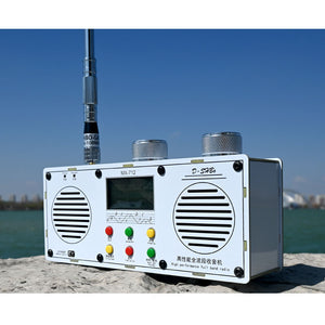MX712 Dual Speaker High Performance Full Band Stereo Radio TEF6686 Chip Vehicle Radio Built-in 7500mAH Lithium Battery