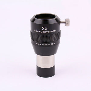 1.25” PM2X Barlow Lens Super Color Correction 2X Focal Extender 4-Piece Structure High Quality Astronomical Accessory