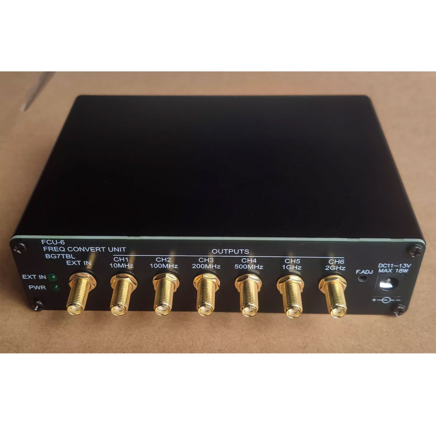 FCU-6 Multi-channel Signal Source Frequency Converter 10MHz/100MHz/200MHz/500MHz/1GHz/2GHz Sine Wave Converter