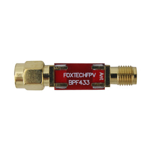 BPF433 SAW Filter 433MHz Bandpass Filter Band Pass Filter w/ SMA Connectors for Image Transmission