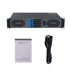 1000Wx4 Professional Rear Stage Power Amplifier Stage Performance KTV High Power Digital CA Dual Audio Amplifier