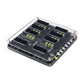 New SCART 6-IN 3-OUT Automatic Distributor with USB Cable Automatic Switcher Support RGB Output for SCART Game Devices