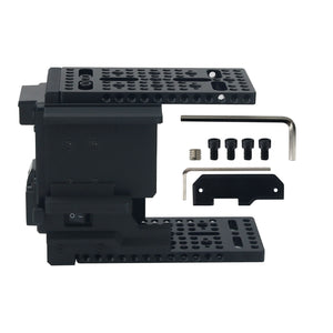 FusionRig Camera Cage Expansion Module Cineback Accessory for Fujifilm X-H2S Camera Compatible with SmallRig Cage