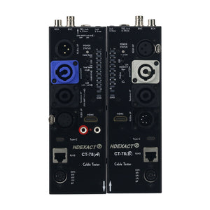 HDAUDIO CT-78(A) Sender &amp; CT-78(B) Receiver Audio Cable Tester Kit for 16 Types Including Type-C
