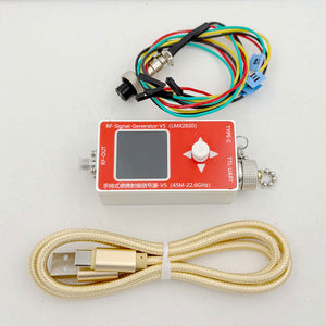 V5 45MHz-22.6GHz Handheld Portable RF Signal Source with Modulation High Frequency Sinewave Output Signal Generator