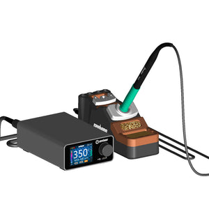 GEEBOON TC22 240W Soldering Station Kit with SDC02 Soldering Iron Stand + T245 T210 Handle + C245 C210 Soldering Iron Tips