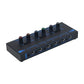 Recordio Blue GAX-PX600 Ultra-low Noise 6-Channel Stereo Headphone Amplifier with Mutual Non-interference Headphone Jack