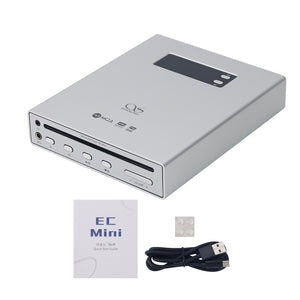 SHANLING Silvery EC Mini Portable Professional TF Card Bi-directional Bluetooth5.0 Stereo CD Player Audio Decoder Headphone Amplifier