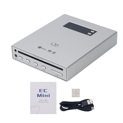 SHANLING Silvery EC Mini Portable Professional TF Card Bi-directional Bluetooth5.0 Stereo CD Player Audio Decoder Headphone Amplifier