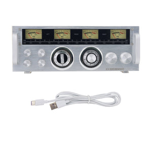 VU Meter Rhythm Light (with Handle) Desktop Decoration Punk Gift for Friends Music Enthusiasts