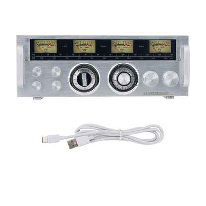 VU Meter Rhythm Light (with Handle) Desktop Decoration Punk Gift for Friends Music Enthusiasts