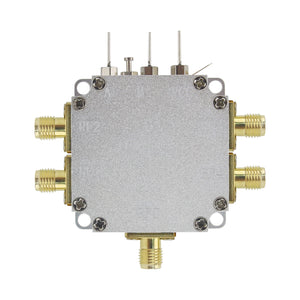 10MHz-6GHz SP4T Switch Electronic RF Switch with Shell Small Size High Isolation Low Insertion Loss