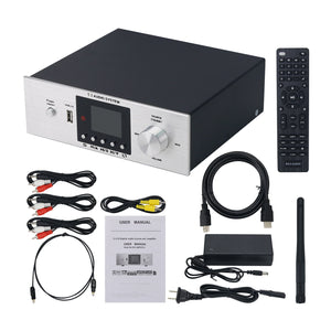 RCC_AMP5.1 USB DAC &amp; 450W Power Amplifier 5.1 Audio System for Independent Channel Volume Adjustment