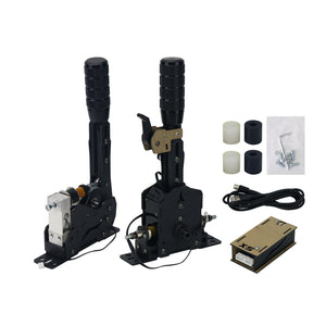 Sim Racing Games PU USB Sequence Set Shifter + Handbrake for Logitech G29/G27/G25 Thrustmaster T300RS/GT