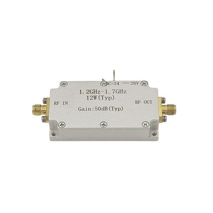 1.2GHz–1.7GHz 12W RF Power Amplifier RF Power Amp with SMA Female Connector (without Cooling System)
