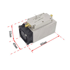 1.2GHz–1.7GHz 12W RF Power Amplifier RF Power Amp with SMA Female Connector (with Cooling System)