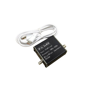 3MHz–4GHz 35dB LNA Amplifier Low Noise Amplifier (without Battery) + Type-C Cable for SDR Shortwave