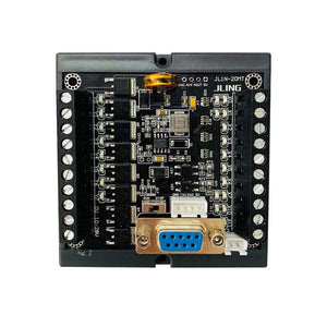 JL1N-20MT PLC 10V-28V Programmable Logic Controller Transistor Output with Guide Rail Shell and Programming Cable