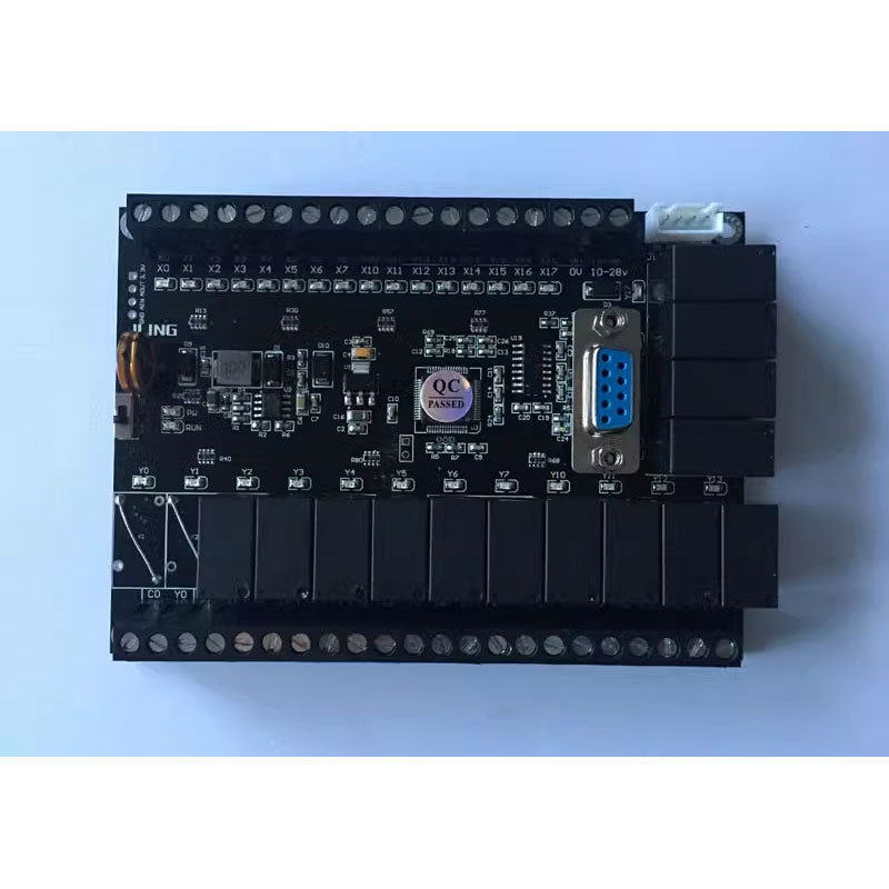 32MRT Programmable Logic Controller Board 0-3.3V Y2-Y17 14 Relay Outputs Compatible with FX1N Series PLC