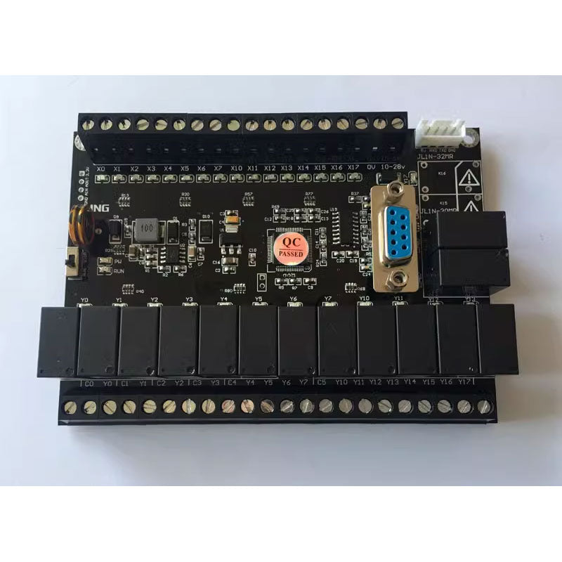 30MR Programmable Logic Controller Board 0-3.3V Y0-Y15 14 Relay Outputs Compatible with FX1N Series PLC