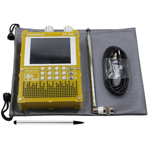 Yellow DP-666 High Sensitivity Full Band DSP Receiver FM/LW/MW/SW/OIRT Radio 2.8-inch IPS Touch Screen with Touch Pen