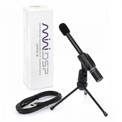 MINIDSP UMIK-2 Omnidirectional Acoustic Measurement Microphone USB Plug and Play Compatible with REW and Dirac