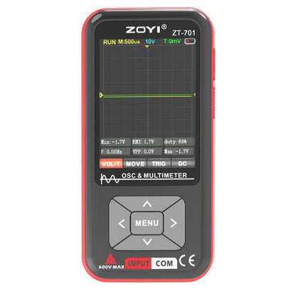 ZOYI ZT-701 5MHz High-Precision Oscilloscope Multimeter with 3.2-inch IPS Color Screen + Hard Storage Bag