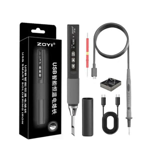 ZT-N2 75W Intelligent Constant Temperature Portable Electric Soldering Iron USB Internal Heating Welding Multimeter