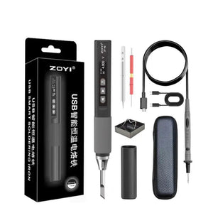 ZT-N2 75W Intelligent Constant Temperature Portable Electric Soldering Iron with Storage Bag + T65 Soldering Iron Tip
