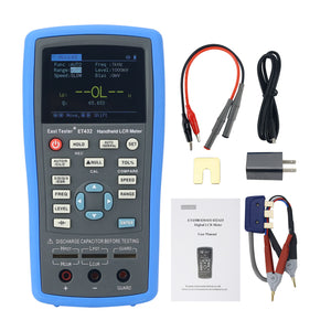 ET432 Handheld LCR Meter LCR Tester Capacitance Inductance Meter Frequency 100KHz Accuracy 0.2%