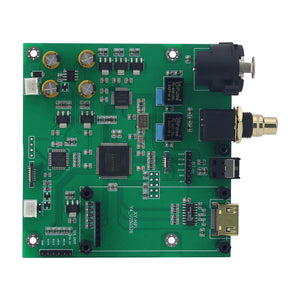 Y4 Optical HDMI-compatible Coaxial to IIS Audio Receiver Board Support for XMOS Amanero AK4118 Decoder Board with Display Screen