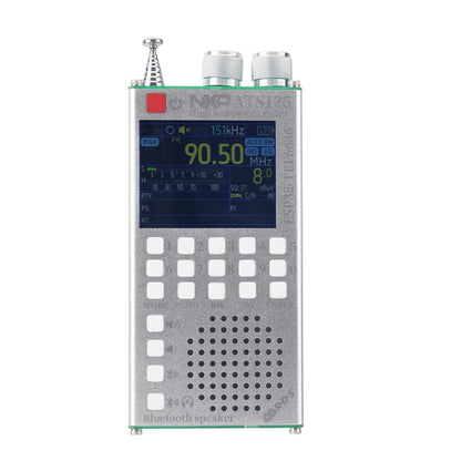 HamGeek ATS125 High Sensitivity Multifunctional Bluetooth FM Radio TEF6686 Vehicle DSP Tuner with 2.4-inch LCD