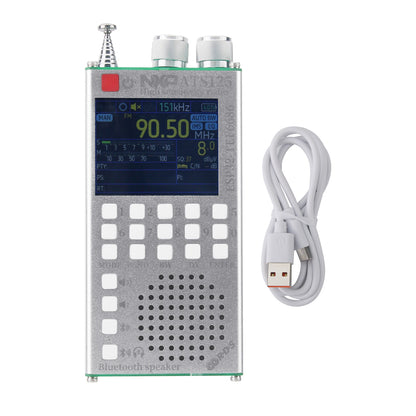 ATS125 High Sensitivity Multifunctional Bluetooth FM Radio TEF6686 Vehicle DSP Tuner with 2.4-inch LCD