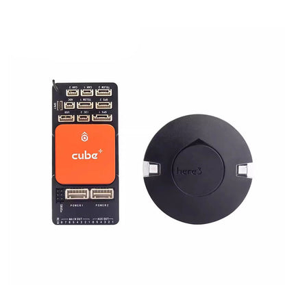 Pixhawk Opensource Cube Orange+ Flight Control with HERE3+ GPS Module STM32H757 Dual Core M7+M4 for Fixed Wing Multi- rotor