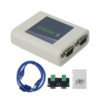 USBCAN II Industrial High Speed Dual Channel CAN Debugger 8500f/s Support CAN Repeat Offline Sending