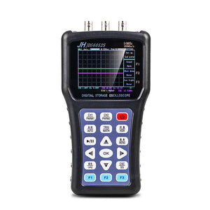 JDS6052S 50MHz Dual Channel Handheld Oscilloscope Function Signal Generator with 2.8-inch TFT Color Display