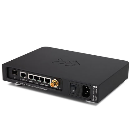 LHY AUDIO AS6 1000Mbps 6-Port Hifi Switch LPS and OCXO Ethernet Switch 230V/115V for Audiophile